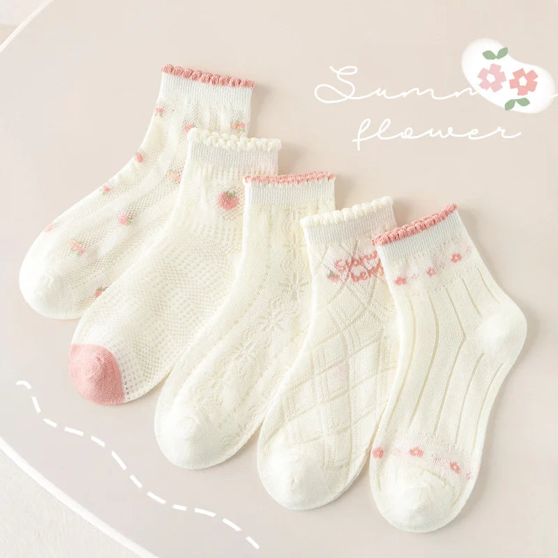 Kids Summer Cotton Ankle Socks