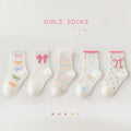 Girls Bow Tie Cotton Socks