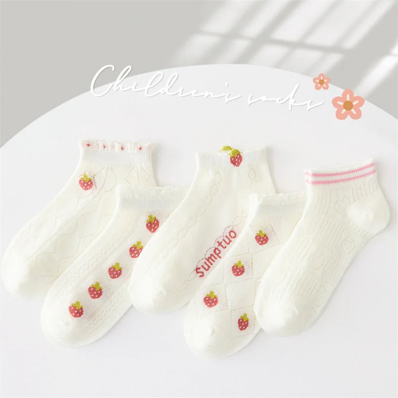 Kids Summer Cotton Ankle Socks
