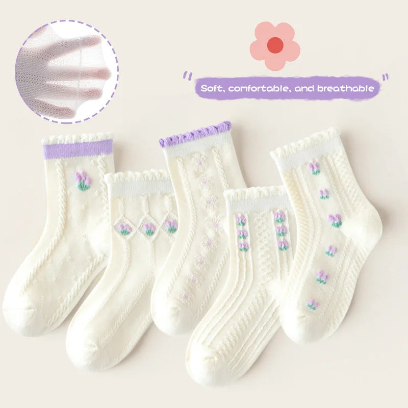 Kids Summer Cotton Ankle Socks