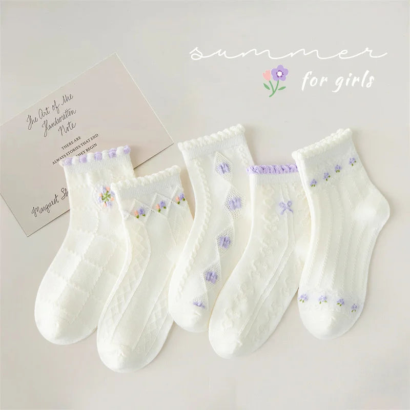 Kids Summer Cotton Ankle Socks
