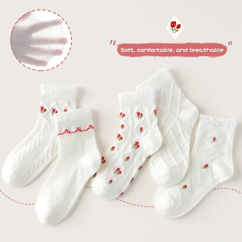 Kids Summer Cotton Ankle Socks